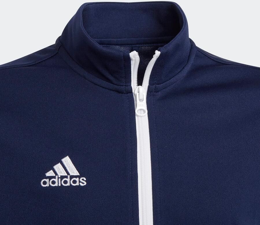 Adidas Perfor ce Junior sportvest donkerblauw wit Gerecycled polyester Opstaande kraag 140 - Foto 3