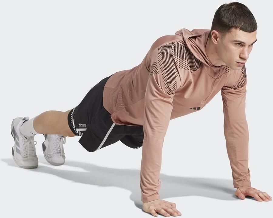 Adidas Pro-Series Trainingsjack met Korte Rits en Capuchon - Foto 12