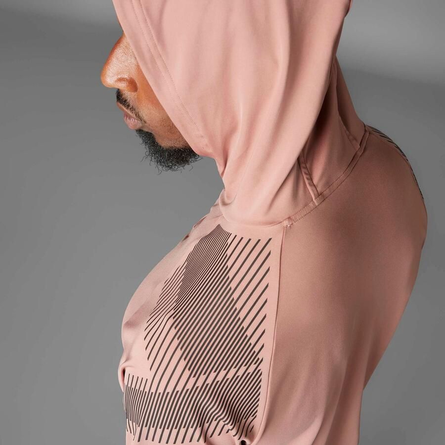 Adidas Pro-Series Trainingsjack met Korte Rits en Capuchon - Foto 9