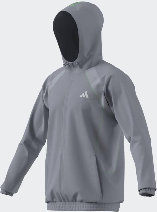 Adidas Training Trainingsjack met capuchon en kangoeroezak - Foto 2