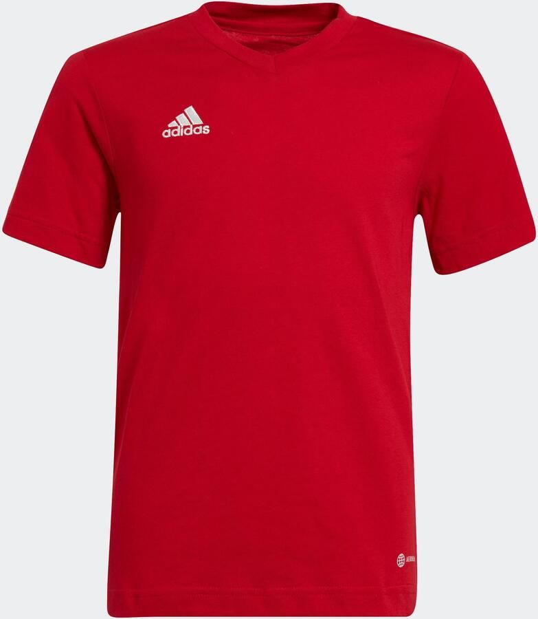 Adidas Perfor ce junior voetbalshirt rood Sport t-shirt Katoen V-hals 152 - Foto 3