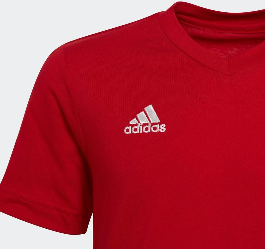 Adidas Perfor ce junior voetbalshirt rood Sport t-shirt Katoen V-hals 152