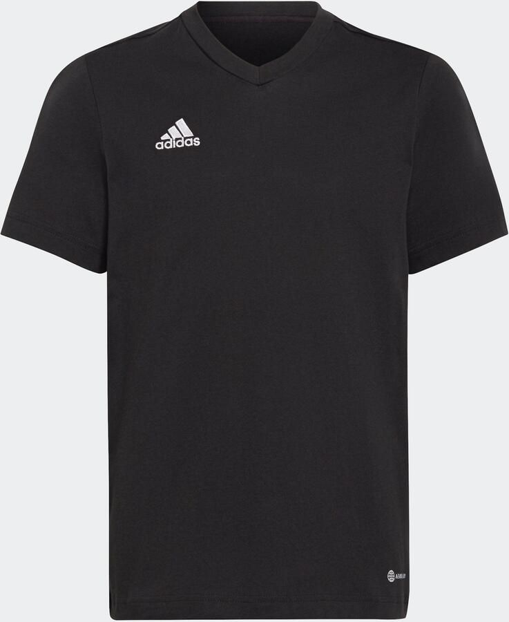 Adidas Perfor ce junior voetbalshirt zwart Sport t-shirt Katoen V-hals 140 - Foto 6