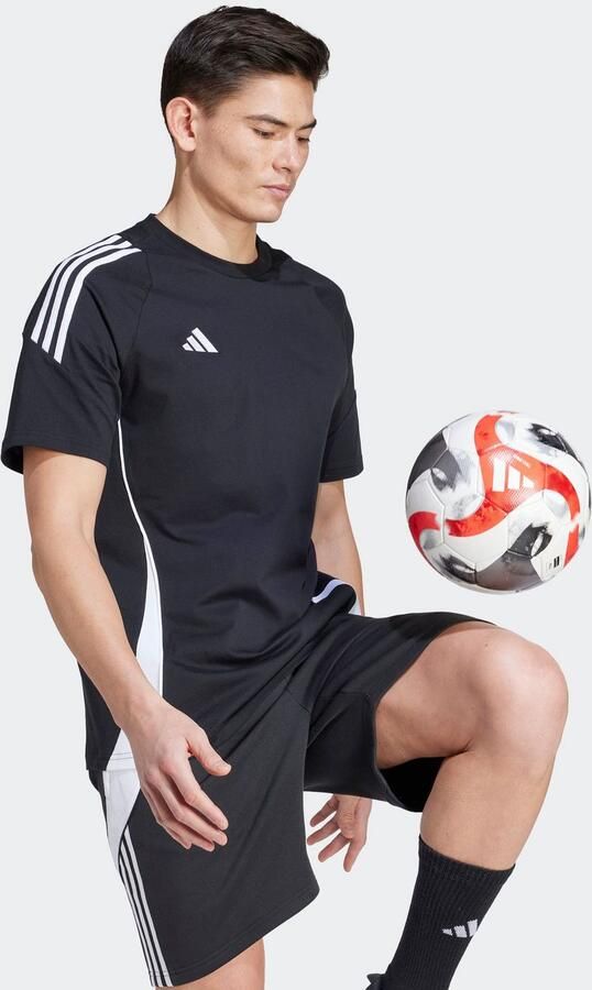 Adidas Tiro 24 Sweat T-shirt Zwart- Heren Zwart - Foto 4