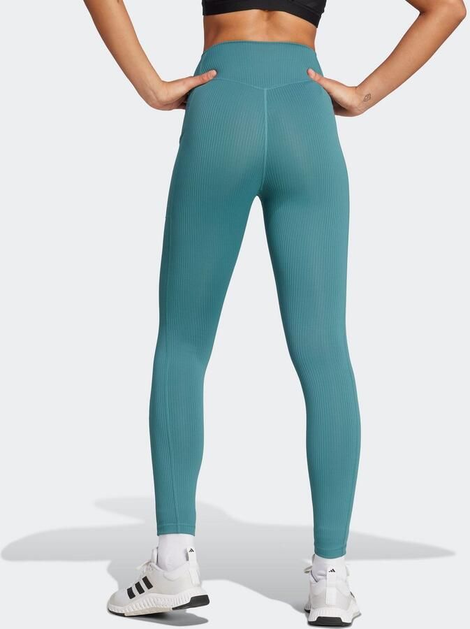 Adidas Perfor ce Trainingstights OPT RIB 7 8 L (1-delig) - Foto 3