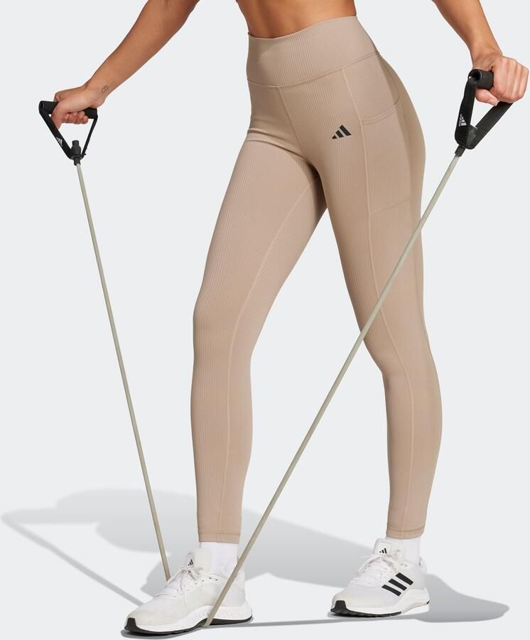 Adidas Perfor ce Trainingstights OPT RIB 7 8 L (1-delig) - Foto 6