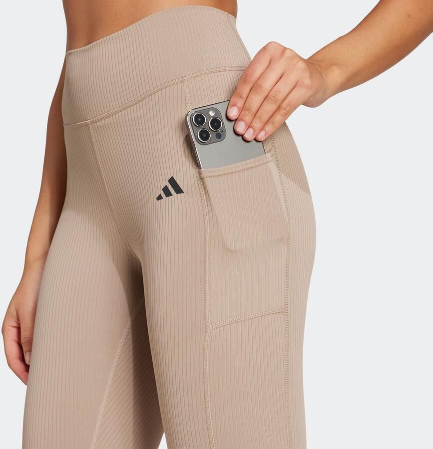 Adidas Perfor ce Trainingstights OPT RIB 7 8 L (1-delig) - Foto 2