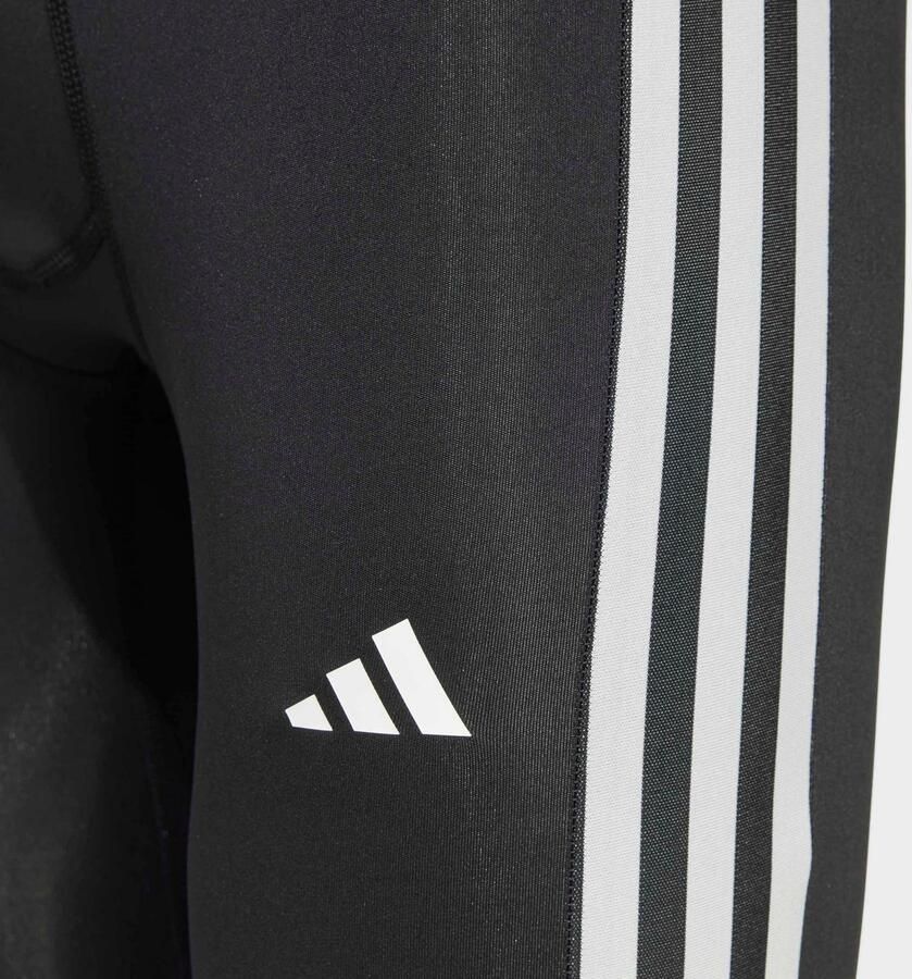 Adidas TECHFIT Compression Training 3-Stripes Lange Legging Zwart- Heren Zwart - Foto 2