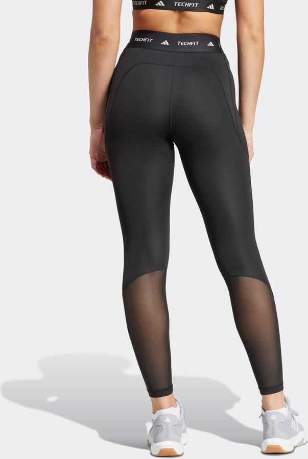 Adidas TECHFIT Stash Pocket Full-Length Legging Zwart- Dames Zwart - Foto 3
