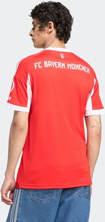 Adidas FC Bayern Munich 2025 26 Home Shirt Rood- Rood - Foto 5