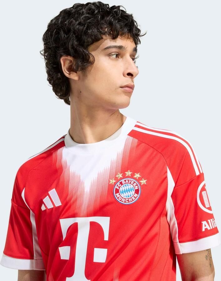 Adidas FC Bayern Munich 2025 26 Home Shirt Rood- Rood - Foto 3
