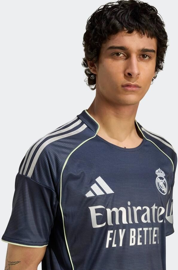 Adidas Real Madrid 2025 26 Away Shirt Blauw- Heren Blauw - Foto 3