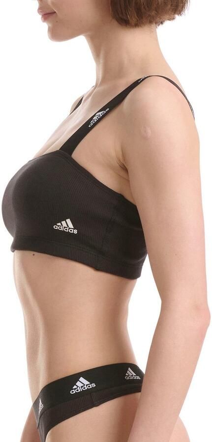 Adidas Sportswear Bandeau-bh Active Light Flex met brede logogeprinte bandjes - Foto 4
