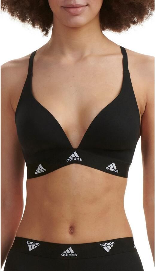 Adidas Sportswear Beugelloze-bh Sport Active Comfort Cotton met verstelbare schouderbanden