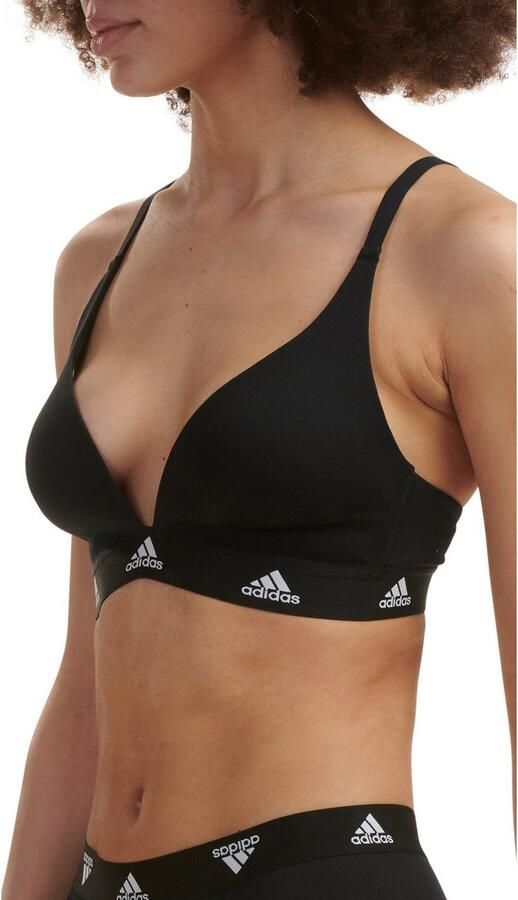 Adidas Sportswear Beugelloze-bh Sport Active Comfort Cotton met verstelbare schouderbanden - Foto 2