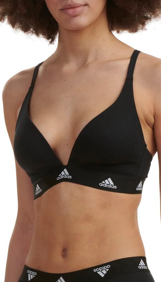 Adidas Sportswear Beugelloze-bh Sport Active Comfort Cotton met verstelbare schouderbanden - Foto 4