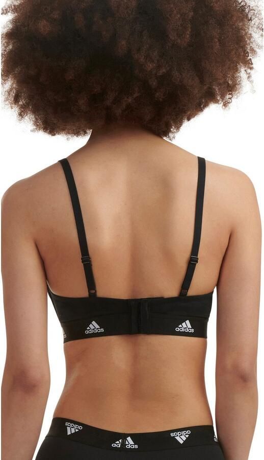 Adidas Sportswear Beugelloze-bh Sport Active Comfort Cotton met verstelbare schouderbanden - Foto 3