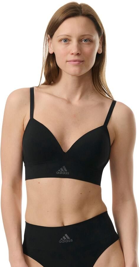 Adidas Sportswear Beugelloze-bh Active Seamless Micro Stretch elastische onderbusteband zonder beugel - Foto 8