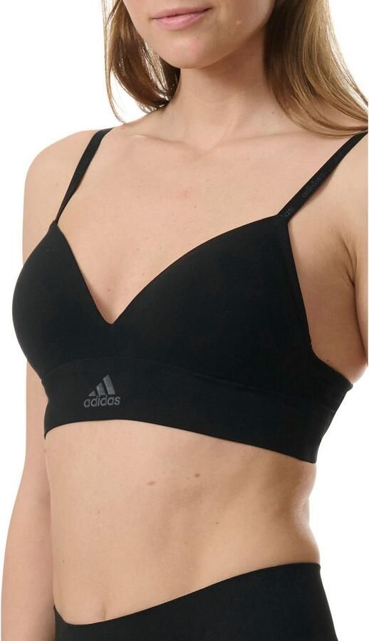 Adidas Sportswear Beugelloze-bh Active Seamless Micro Stretch elastische onderbusteband zonder beugel - Foto 3