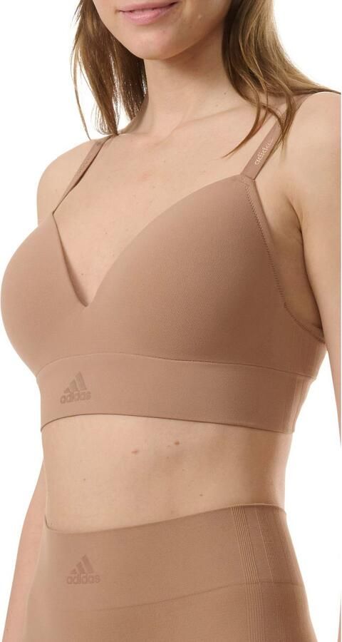 Adidas Sportswear Beugelloze-bh Active Seamless Micro Stretch elastische onderbusteband zonder beugel - Foto 5