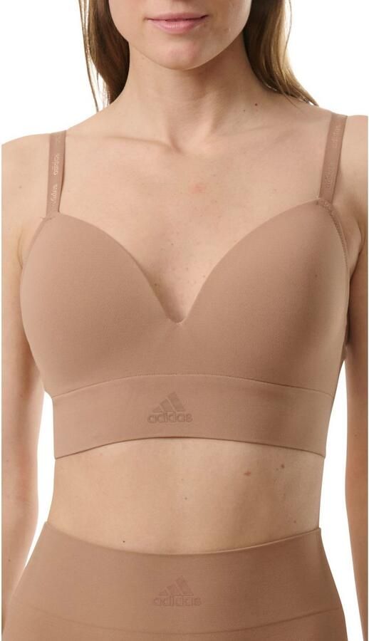 Adidas Sportswear Beugelloze-bh Active Seamless Micro Stretch elastische onderbusteband zonder beugel - Foto 3