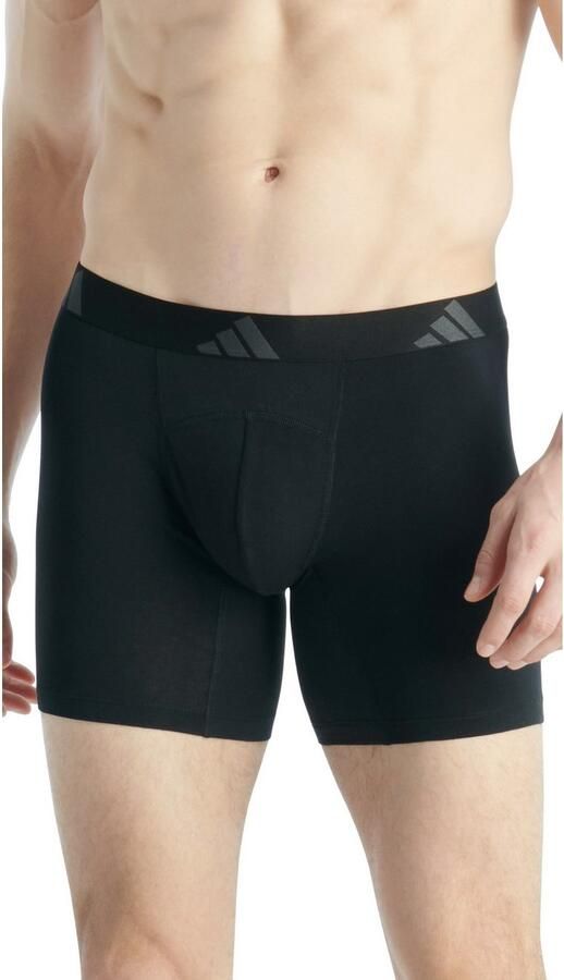Adidas Sportswear Boxershort Active Flex Cotton Beluchte Mesh-Rugdeel en -Stap elastisch zonder Ingreep (Set van 2) - Foto 6