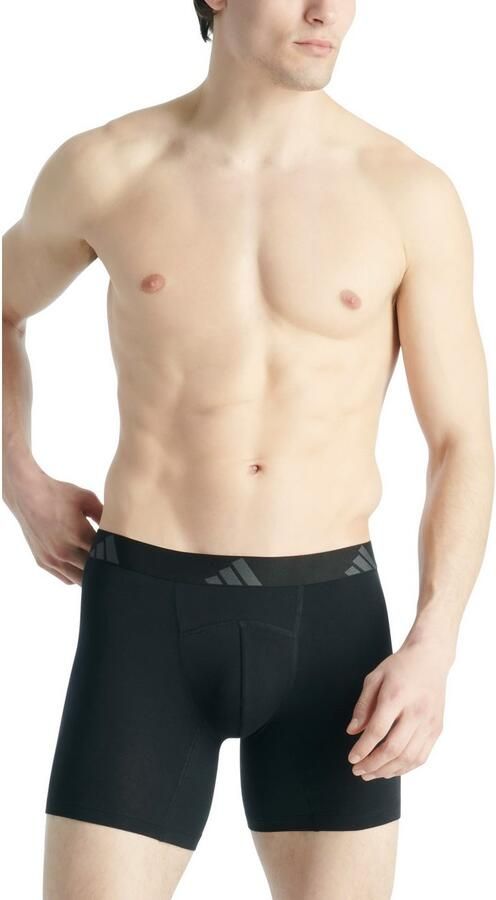 Adidas Sportswear Boxershort Active Flex Cotton Beluchte Mesh-Rugdeel en -Stap elastisch zonder Ingreep (Set van 2) - Foto 3