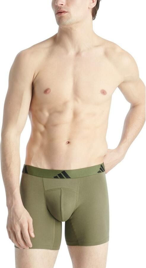 Adidas Sportswear Boxershort Active Flex Cotton Beluchte Mesh-Rugdeel en -Stap elastisch zonder Ingreep (Set van 2) - Foto 4