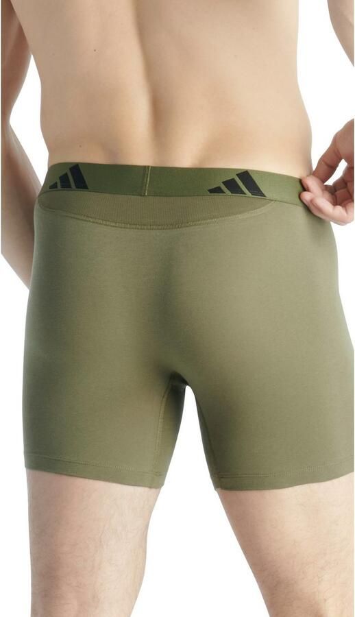 Adidas Sportswear Boxershort Active Flex Cotton Beluchte Mesh-Rugdeel en -Stap elastisch zonder Ingreep (Set van 2) - Foto 3