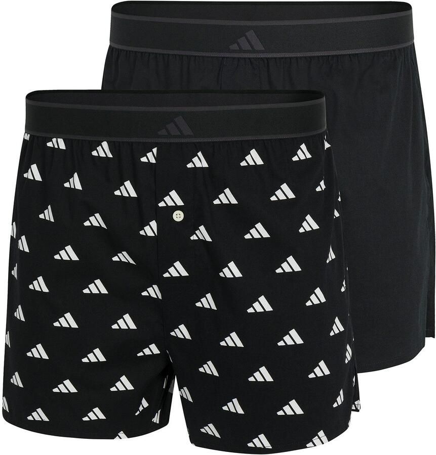 Adidas Sportswear Boxershort Active Woven losse pasvorm knoopsluiting elastische band geweven kwaliteit (Set van 2) - Foto 7