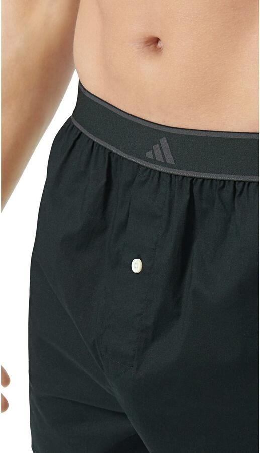 Adidas Sportswear Boxershort Active Woven losse pasvorm knoopsluiting elastische band geweven kwaliteit (Set van 2) - Foto 5