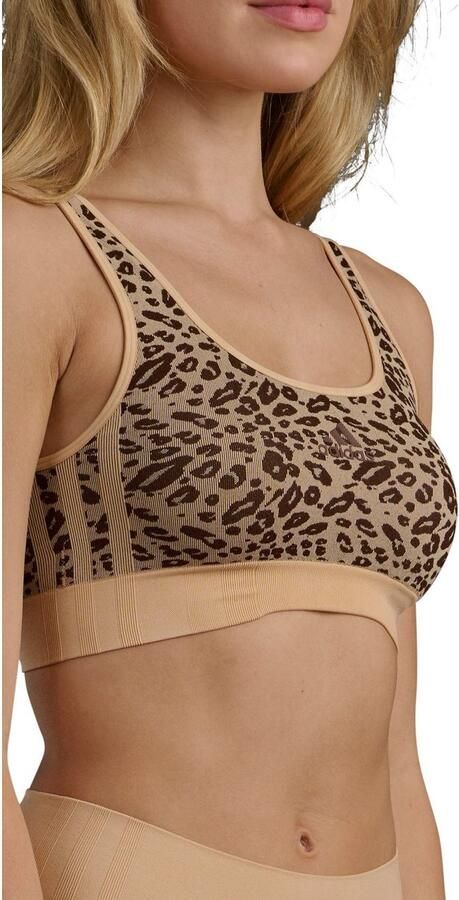 Adidas Sportswear Bustier Real Cool Cotton met verwijderbare pads en dierenontwerp - Foto 3