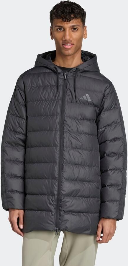 Adidas Essentials CLIMAWARM 3-Stripes Light Down Parka met Capuchon - Foto 9