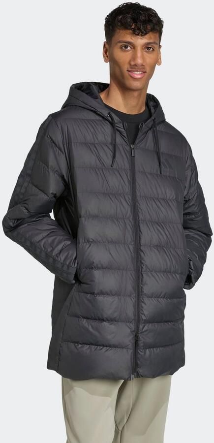 Adidas Essentials CLIMAWARM 3-Stripes Light Down Parka met Capuchon - Foto 7