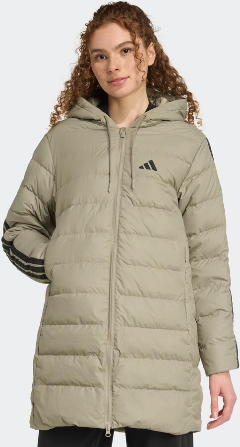 Adidas Essentials CLIMAWARM 3-Stripes Light Down Parka met Capuchon - Foto 8