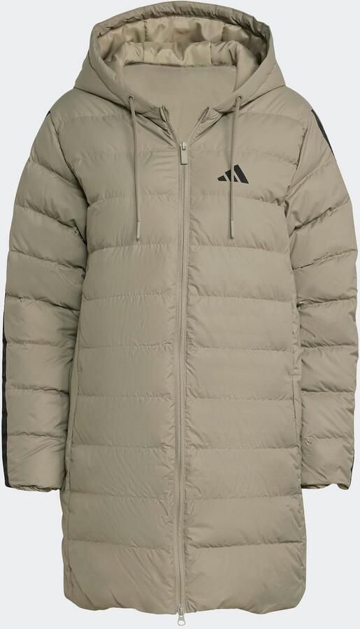 Adidas Essentials CLIMAWARM 3-Stripes Light Down Parka met Capuchon - Foto 5