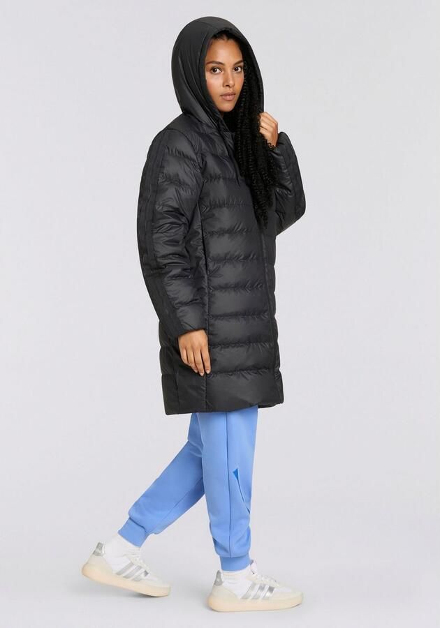 Adidas Sportswear Regular fit lange gewatteerde jas met vulling van dons - Foto 3