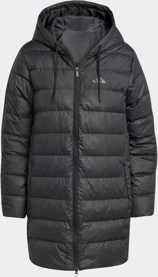 Adidas Sportswear Regular fit lange gewatteerde jas met vulling van dons - Foto 5