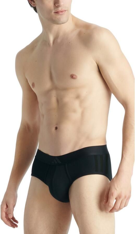 Adidas Sportswear Heupslip Active Flex Cotton 3 Strepen elastische logoband zonder opening sportief design (Set van 2) - Foto 3