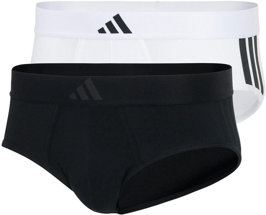 Adidas Sportswear Heupslip Active Flex Cotton 3 Strepen elastische logoband zonder opening sportief design (Set van 2) - Foto 7
