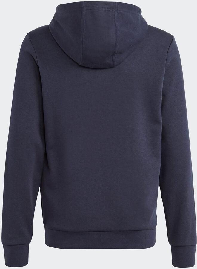 Adidas Sportswear hoodie donkerblauw Trui Jongens Katoen Capuchon Logo 128 - Foto 4