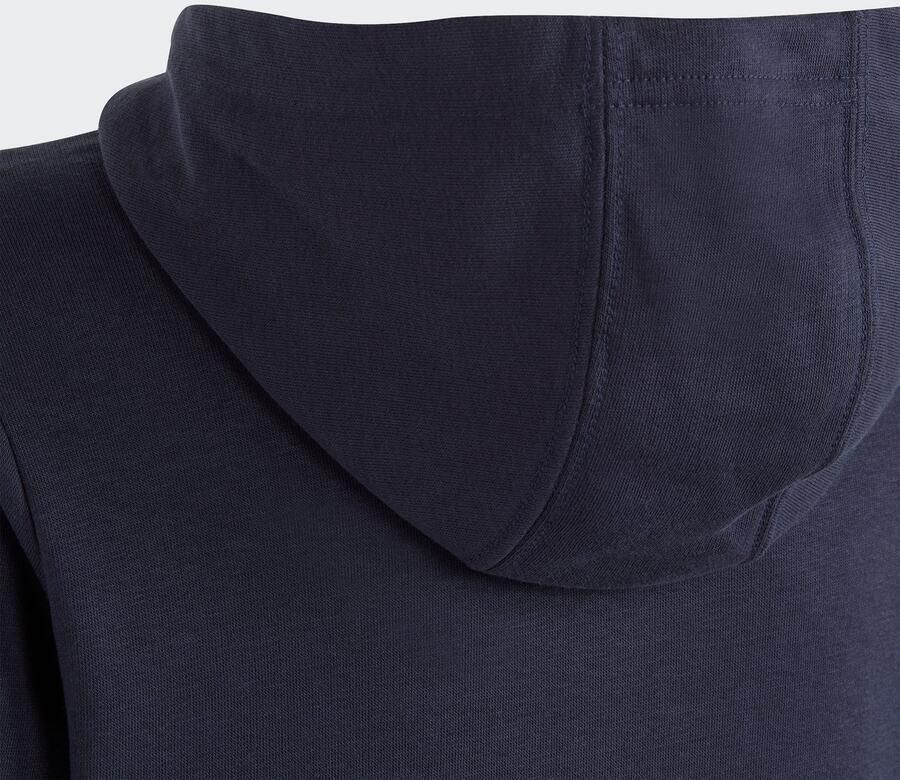 Adidas Sportswear hoodie donkerblauw Trui Jongens Katoen Capuchon Logo 128 - Foto 2