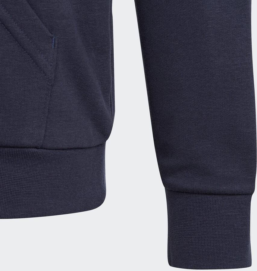 Adidas Sportswear hoodie donkerblauw Trui Jongens Katoen Capuchon Logo 164