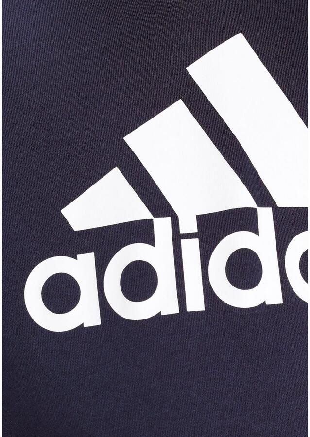 Adidas Sportswear hoodie donkerblauw Trui Jongens Katoen Capuchon Logo 128 - Foto 5