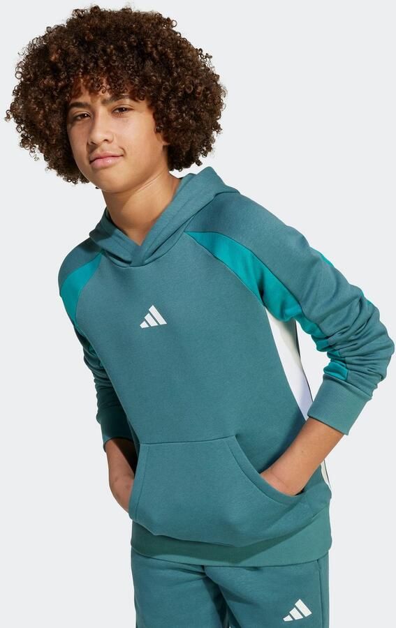 Adidas Sweater Seasonal Essentials Colorblock Fleece Hoodie Kids - Foto 9