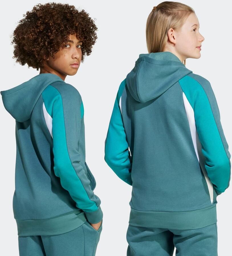 Adidas Sweater Seasonal Essentials Colorblock Fleece Hoodie Kids - Foto 2
