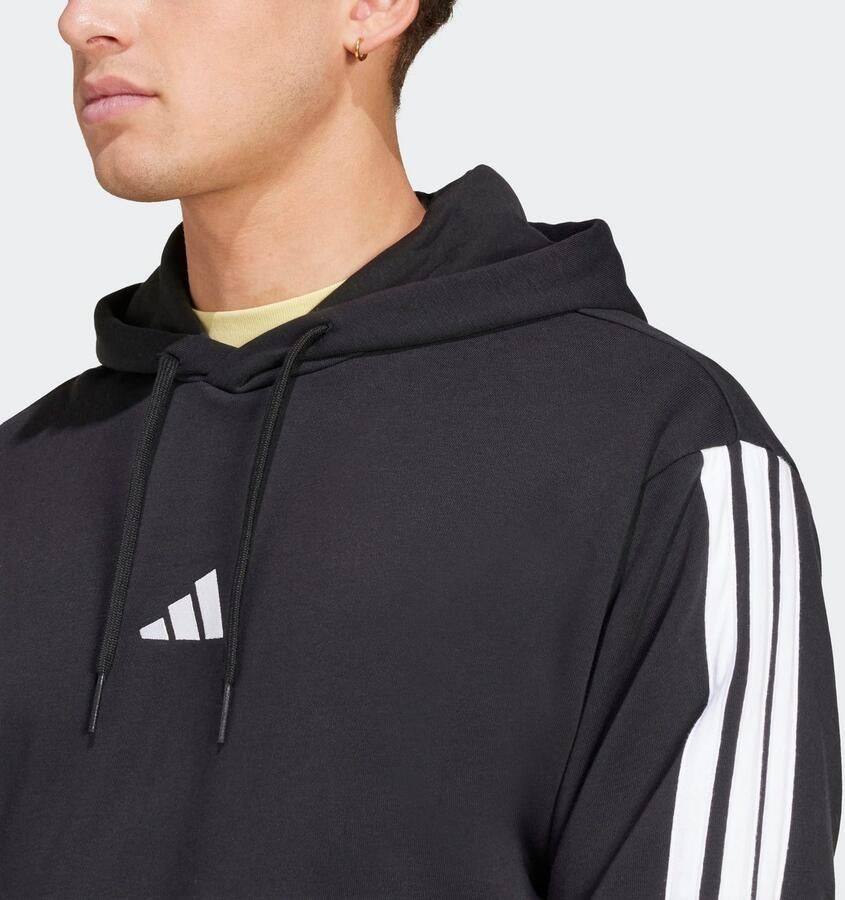Adidas Zwarte hoodie Essentials 3 Stripes Black Heren - Foto 2