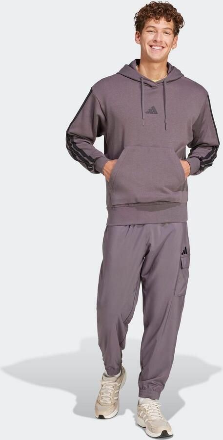 Adidas Essentials 3-Stripes French Terry Hoodie Grijs- Heren Grijs - Foto 6