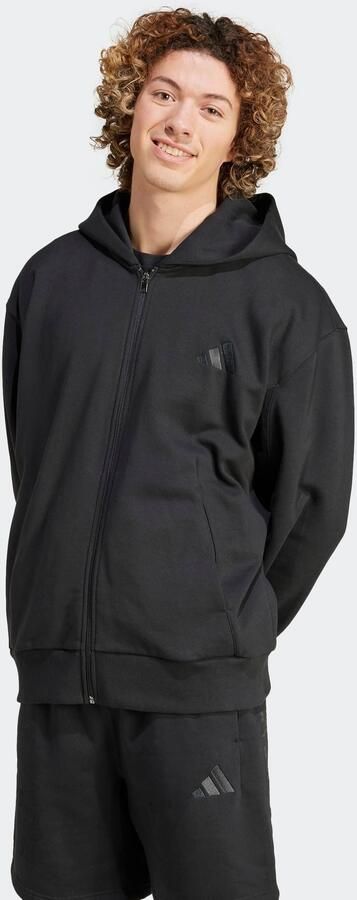 Adidas Sportswear Hoodie M A SZN FL FZ Hoodie met rits - Foto 6