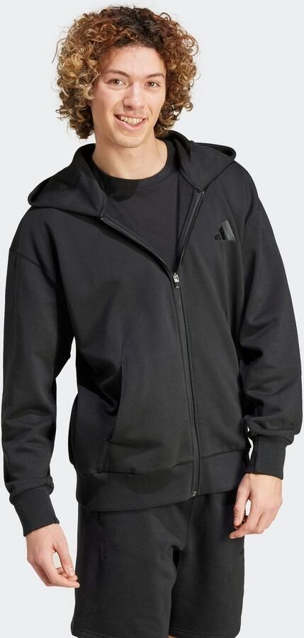 Adidas Sportswear Hoodie M A SZN FL FZ Hoodie met rits - Foto 4